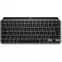 Logitech Master Series MX Keys Mini for Mac – Tastatur – kompakt – hintergrundbeleuchtet – Kabellos – Bluetooth LE – AZERTY – Französisch – Space-Grau (920-012646)