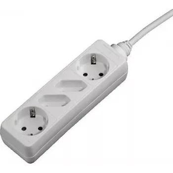 Hama 00121921 Überspannungsschutz Weiß 4 AC-Ausgänge 230 V 1,4 m