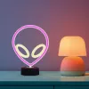 Tischleuchte MANTA SNL86PK Style Neon Lights UFO Pink – dekorative Neon-Lampe in Pink