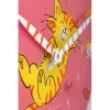 NeXtime Uhr 8810 Tickle My Tummy, Ø30 cm, Wand, Pink/Mehrfarbig