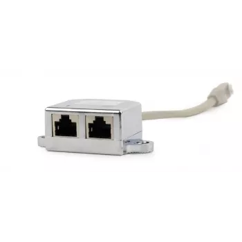Gembird NCA-SP-02 Netzwerk-Splitter Weiß