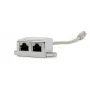 Gembird NCA-SP-02 Netzwerk-Splitter Weiß