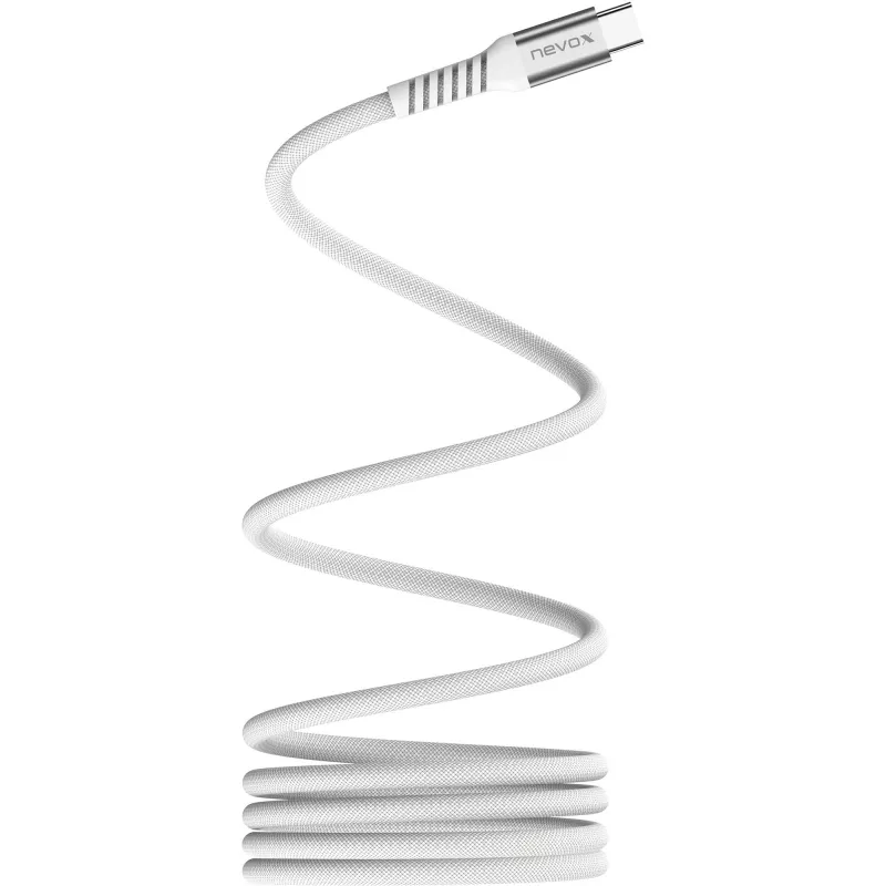 USB-C-zu-USB-C-Kabel Nevox 2478 – USB 2.0, 48V 5A, 240W, Stecker-zu-Stecker
