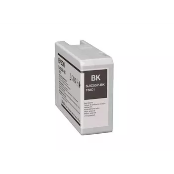 Tintenpatrone Epson SJIC55 (BK) für ColorWorks CW-D6500/D6000 – Schwarz