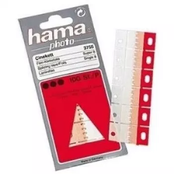 Hama Filmklebeband Cinekett Filmklebeband 100 Stück Rot, Weiß