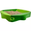 Sandkasten Simba-Dickie BIG 800056733, Kunststoff, 1380×1380 mm, integrierte Sitzbänke, grün