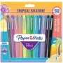 Filzstift Papermate 1951029 Fein/Mittel Schwarz Blau Braun Grün Hellblau Hellgrün Orange Rosa Violett Lila Gelb 12 Stk.