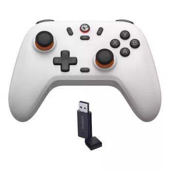 Kabelloser Gaming-Controller GameSir T4n Lite Weiß Bluetooth-kompatibel, kabellos, wiederaufladbar