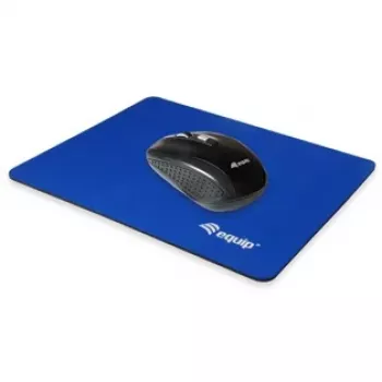 Equip Mauspad, Blau, Einfarbig, Nylon, Gummi, Rutschfeste Unterseite