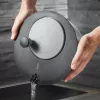 Salatschleuder GEFU Rotare Edelstahl, Kurbelantrieb, 3 L, Edelstahlgehäuse, rund