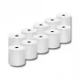 Qoltec 51892 Thermorolle 80 x 80 | 55 g/m² | 10 Stück | BPA-frei