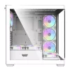Computer-Gehäuse Darkflash DS900 (weiß) + 7 ARGB-Lüfter