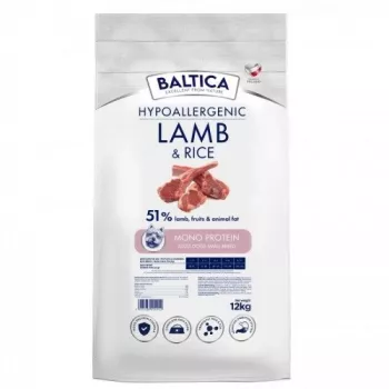 BALTICA Nutraceutic Hypoallergenic S Lamm mit Reis - Trockenhundefutter - 12kg