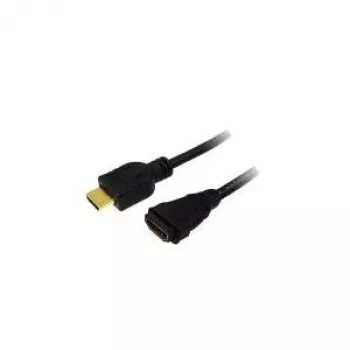 HDMI-Kabel LogiLink CH0058 5 m Typ A Stecker auf Buchse Schwarz