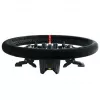 Asetek SimSports Lenkradkranz, abgesenkt, 340 mm - schwarz, Veloursleder