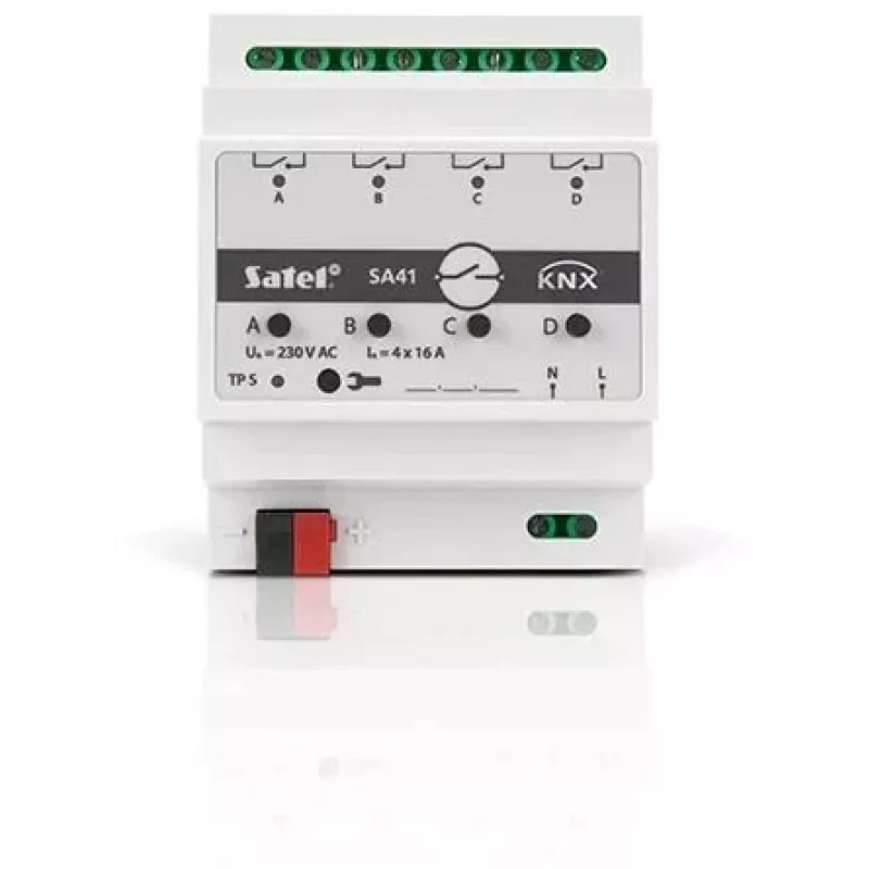 SATEL KNX 4-Kanal-Schaltaktor KNX-SA41