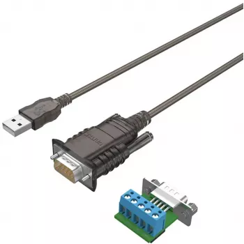 USB 2.0 auf RS422/RS485 Adapter Unitek Y-108301-1.5M mit FTDI-Chipsatz, 1,5 m Kabel