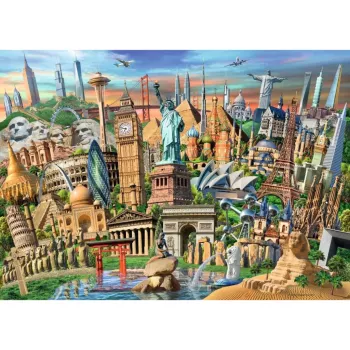 Puzzle Wahrzeichen der Welt (1000 Teile)