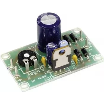 Spannungsregler-Platinenkit H-TRONIC für LM317-T Ausgang 1,2–32 V DC (Kit ohne Regler)