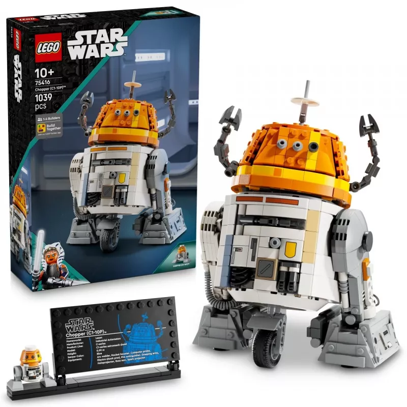 Konstruktionsset LEGO Star Wars Chopper C1-10P Astromech-Droiden-Modell 75416, 1039 Teile, Alter 10+, Höhe 220 mm
