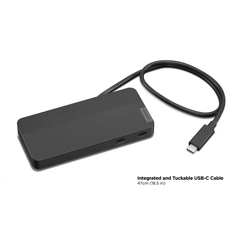 Lenovo 40B90100EU Laptop-Dockingstation/Port-Replikator Kabelgebunden USB 3.2 Gen 1 (3.1 Gen 1) Typ-C Schwarz