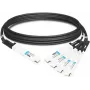 InfiniBand/Glasfaserkabel Nvidia MCP7Y50-N003 3 m OSFP 4xOSFP Schwarz