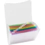Ordner Soennecken 370682300 A4, 13 Taschen, transluzentes Polypropylen