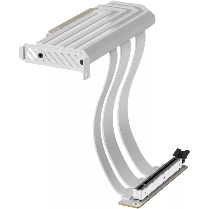 HYTE PCIe 5.0 Hyper Riser Kabel, 20 cm, Schneeweiß