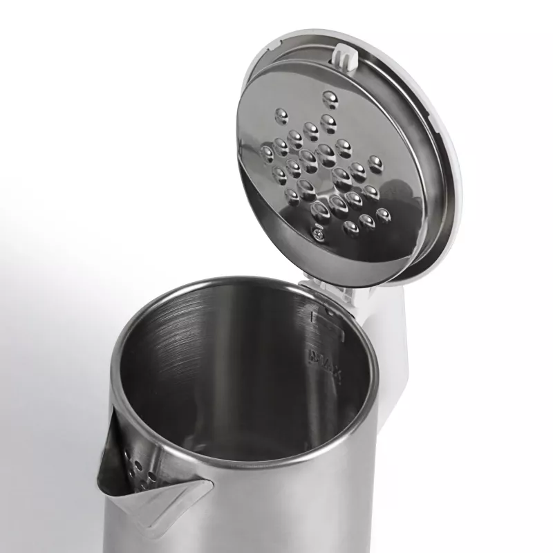 Elektrischer Wasserkocher JATA 2 L 1500 W Edelstahl Weiß