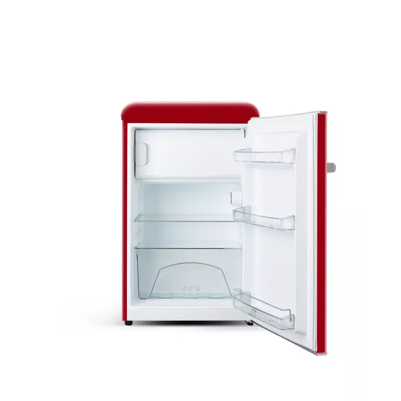 ETA | Kühlschrank | ETA253690030E | Energieeffizienzklasse E | Standgerät | Kühlschrank ohne Gefrierfach | Höhe 90 cm | Kühlnettoinhalt 92 L | Gefriernettoinhalt 18 L | 38 dB | Rot