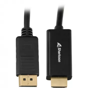 DisplayPort-auf-HDMI-Adapter Sharkoon 4K 60 Hz, 1 m Kabel