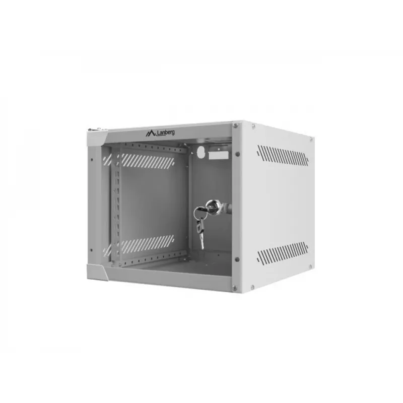 Wandmontage-Rack LANBERG WF10-2304-10S 4U, 280×310×247 mm, 20 kg Kapazität, grau