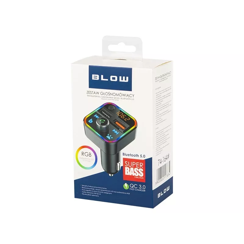 FM-Transmitter BLOW 74-164# Bluetooth 87,5 - 108 MHz