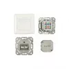 Synergy 21 S216358 - 2 x RJ-45 - 6a - Weiß - 80 mm - 80 mm - 5,6 cm