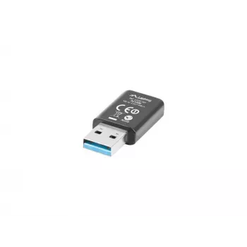 Kabelloser USB-Netzwerkadapter LANBERG NC-1200-WI, WLAN USB 2.0, 2x interne Antennen 2 dBi, bis zu 5000 Mbit/s