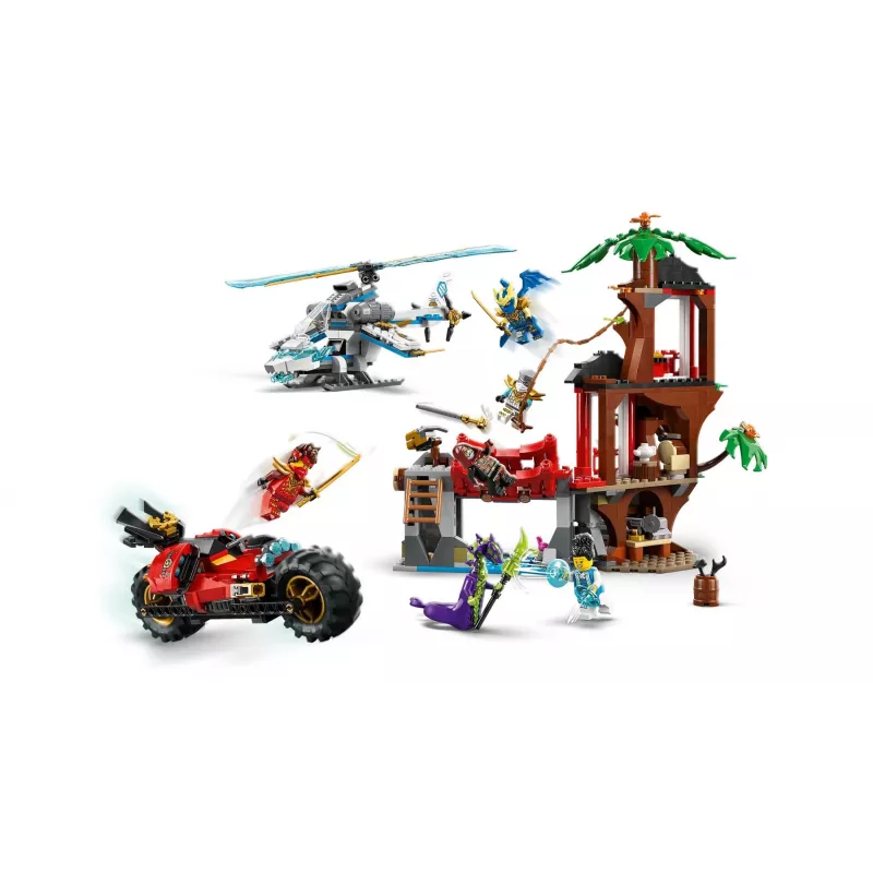 LEGO NINJAGO 71857 Ninja-Fahrzeug-Baumhaus-Schlacht
