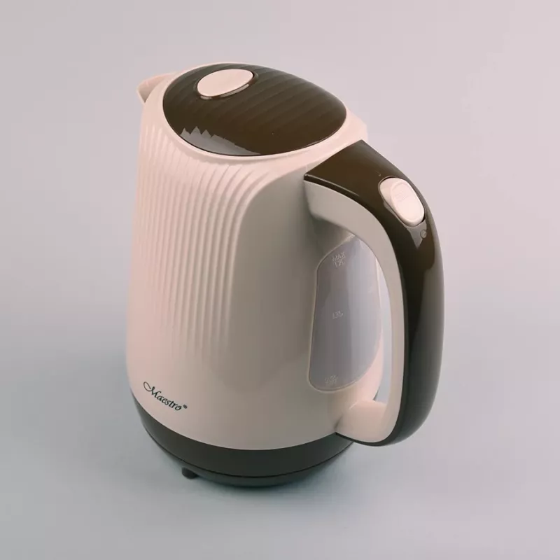 Feel-Maestro MR042 beige Wasserkocher 1,7 L Beige, Braun 2200 W