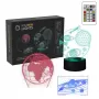 Manta SNL118RGB RGB 3D dekorative LED-Lampe