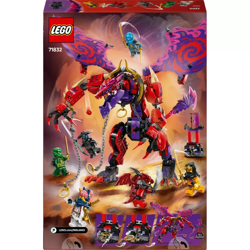 LEGO NINJAGO 71832 Thunderfang Drachen des Chaos