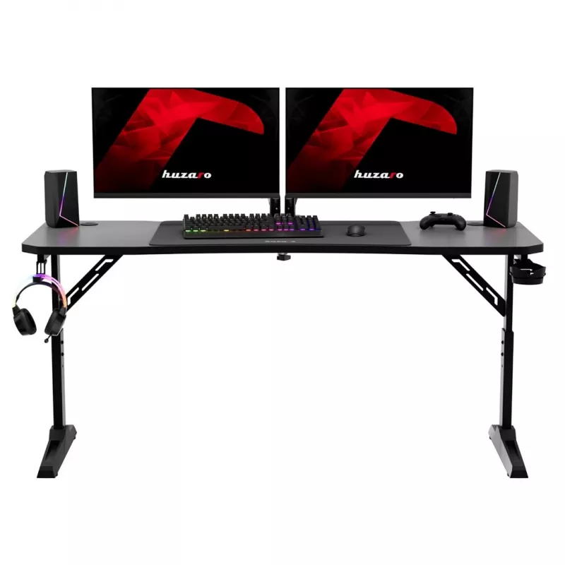 Huzaro Hero 4.6 Schwarz gaming desk