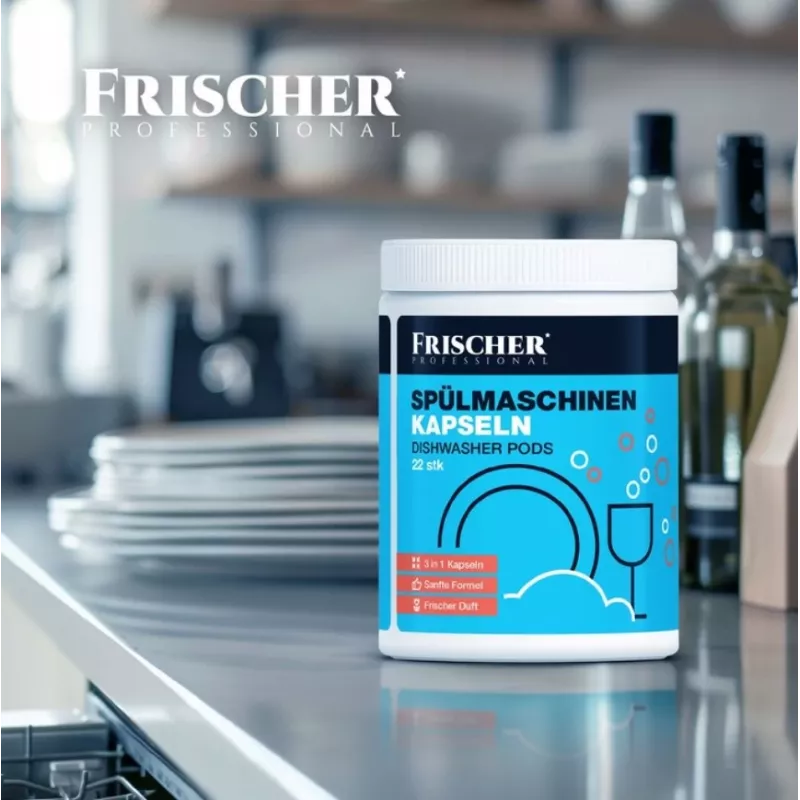 Frischer 3-in-1 Geschirrspülkapseln, 22 Stück