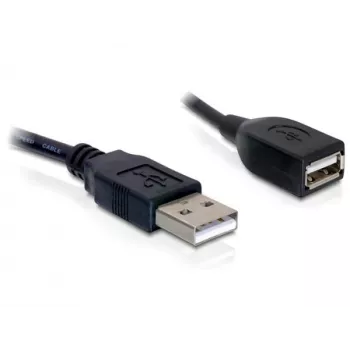 USB 2.0 Verlängerungskabel DeLOCK 82457 0,15 m Schwarz