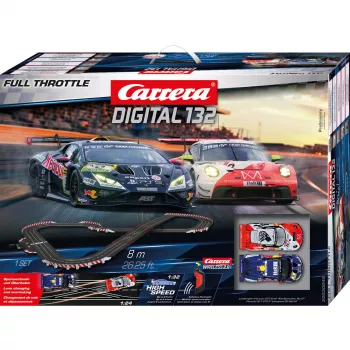 Carrera DIGITAL 132 Full Throttle Rennbahn von CARRERA — Slotcar digital Maßstab 1:32