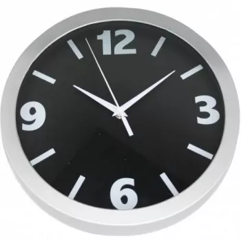 NXT-Uhr 13800 Small Numbers, Ø30 cm, Wand, Schwarz