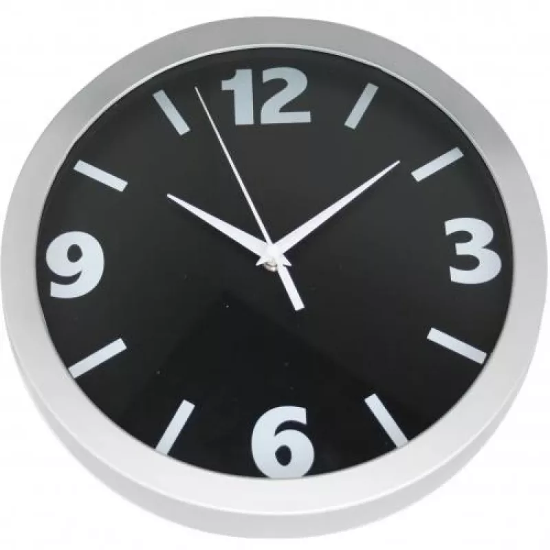 NXT-Uhr 13800 Small Numbers, Ø30 cm, Wand, Schwarz