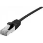 Dexlan Netzwerkkabel 1 m Cat6a S/FTP Schwarz 858737