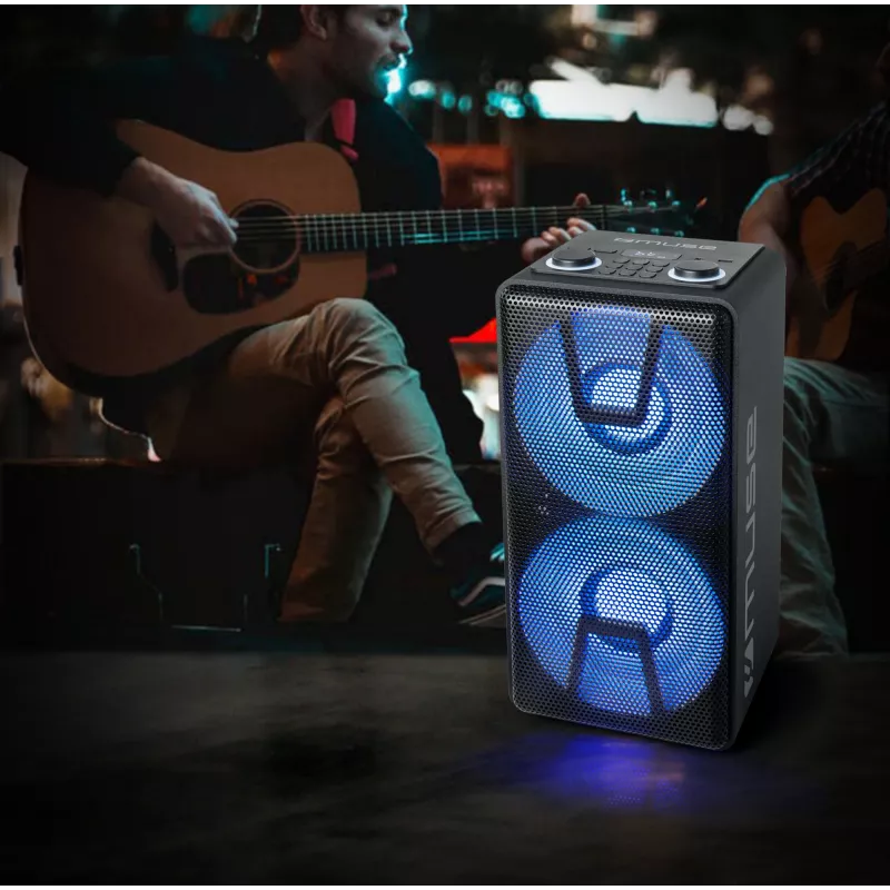 Muse Party Box Lautsprecher M-1805 DJ 150 W Kabellose Verbindung Schwarz Bluetooth