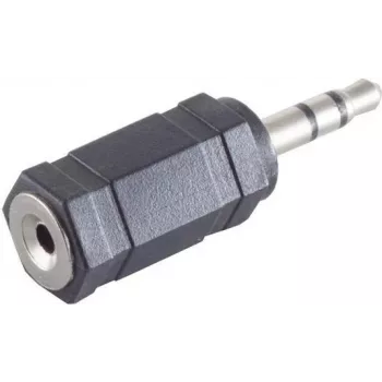 Kabeladapter ShiverPeaks BS57021 3,5 mm auf 2,5 mm Schwarz Silber
