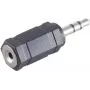 Kabeladapter ShiverPeaks BS57021 3,5 mm auf 2,5 mm Schwarz Silber