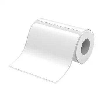 Thermoetiketten NIIMBOT T100×100-75 (weiß) – 100×100 mm, Rolle mit 75 Etiketten